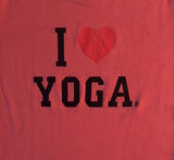 I Heart Yoga Short Sleeve Tee