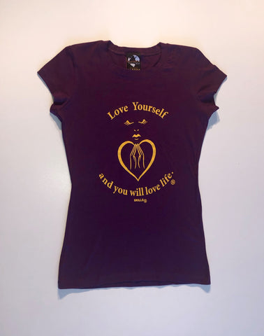 "Love Yourself And You Will Love Life" Yoga Tee