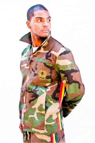 Men's Camouflage Reggae Army Jacket